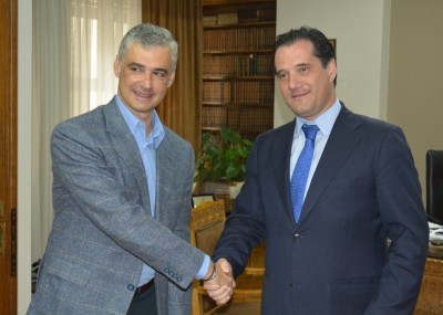 Συνάντηση του Υπουργού Υγείας, κ. Άδωνι Γεωργιάδη, με τον υποψήφιο δήμαρχο Αθηναίων, κ. Άρη Σπηλιωτόπουλο.